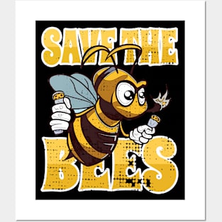 Save the Bees Posters and Art